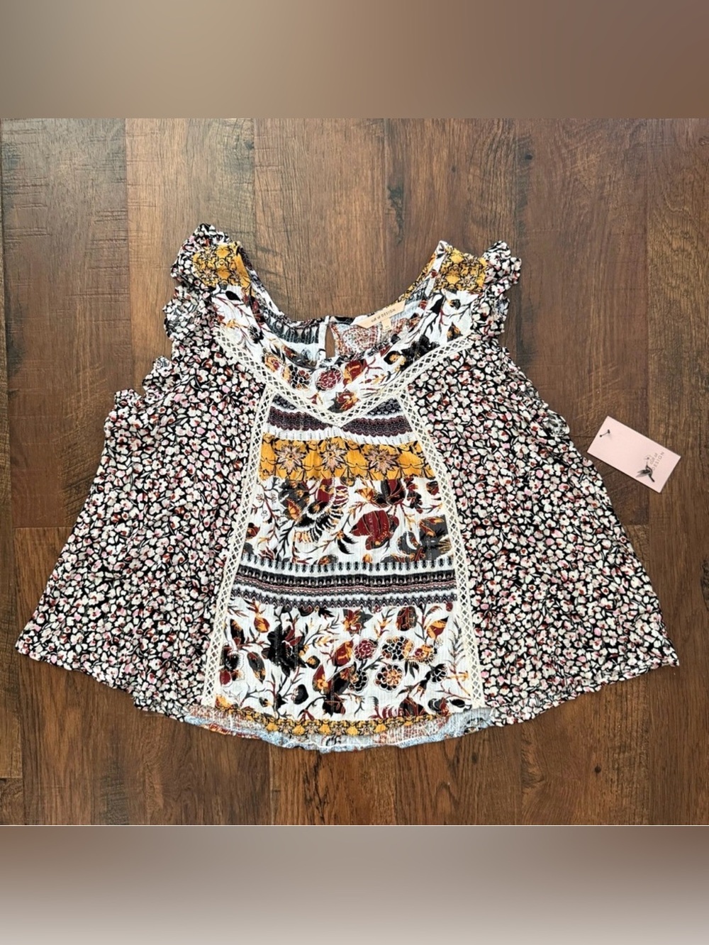 CULT OF DESIGN boho swing - top, size M, NWT
